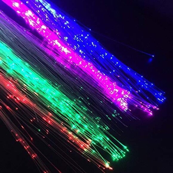 LED Light Up Hair Clips 30 Pack Glow in the Dark Party Accessories Women Girls main image 7